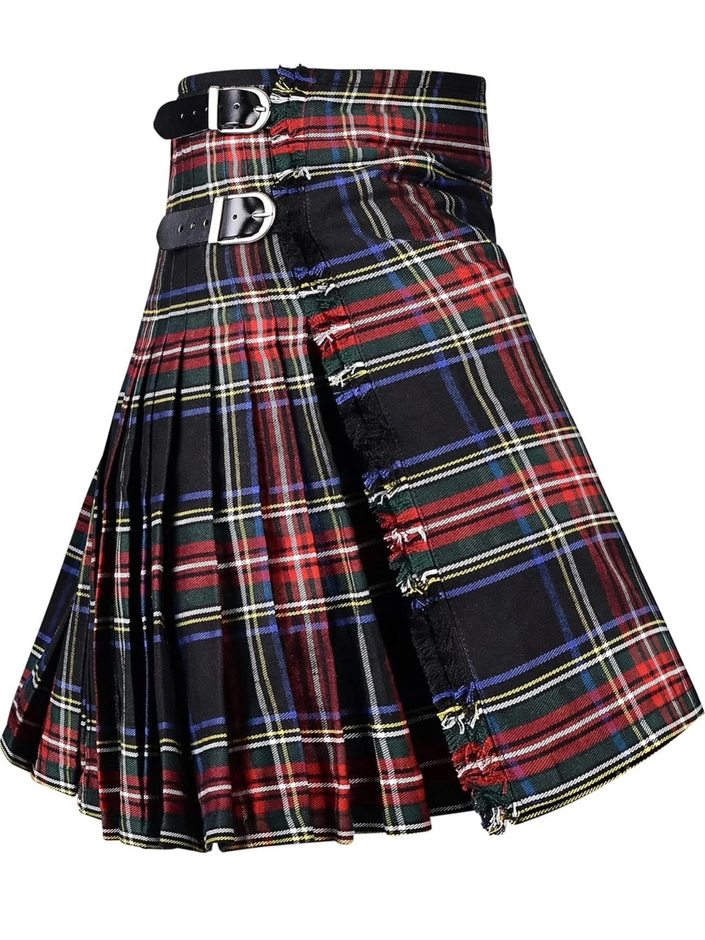 Kilt for Men I Scottish Tartan Kilt Polyviscose 8 Yard Traditional Mens Kilt